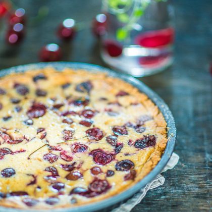 Red Berries and Cream Dessert Photography – Commercial Food Photography